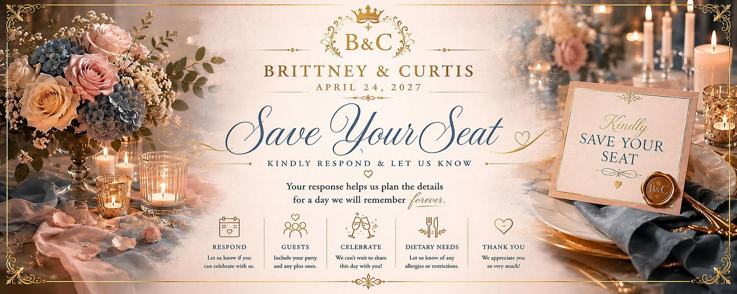 The Wedding Website of Brittney Holmes and Curtis Patterson