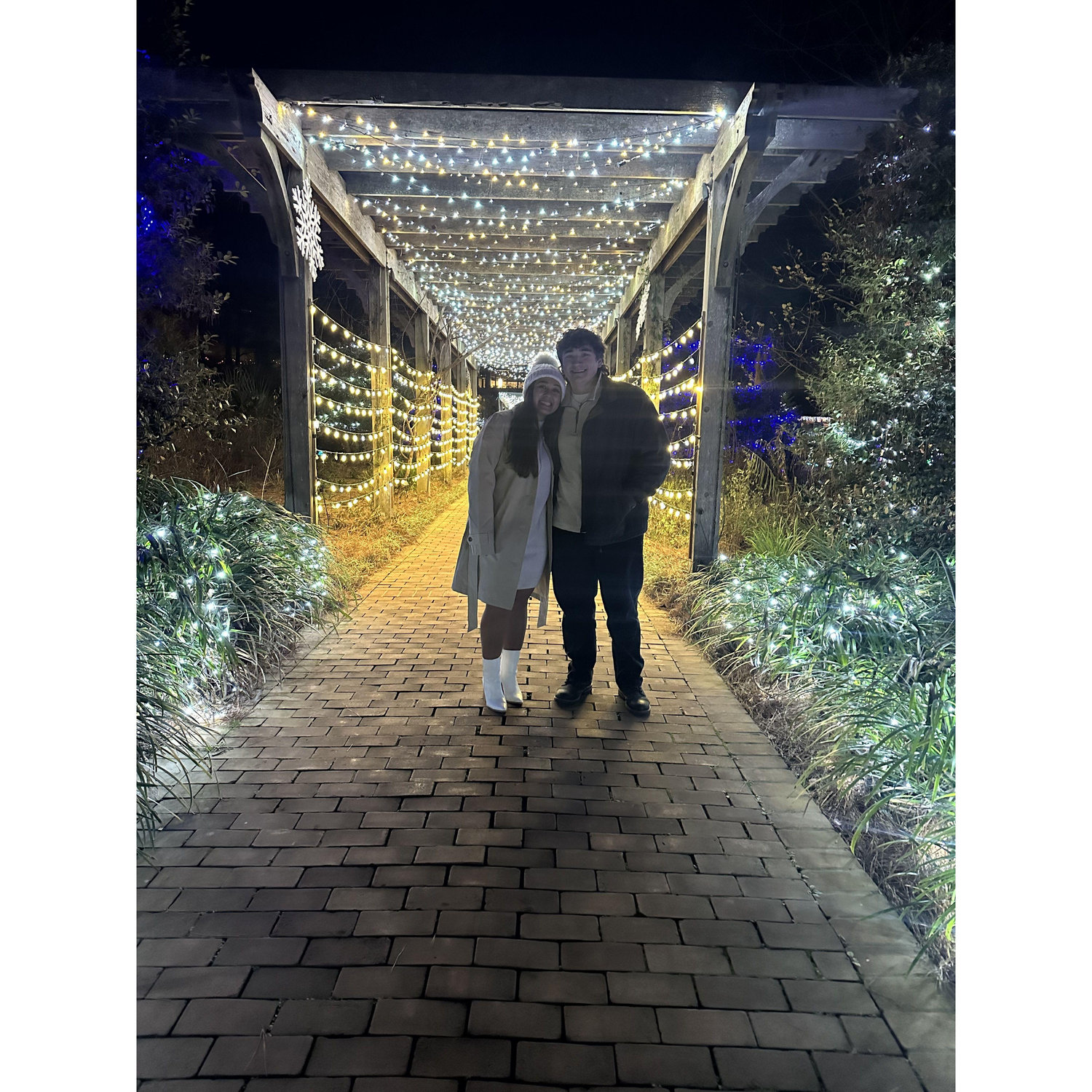 The spot we got engaged! Cape Fear Botanical Gardens! December 6, 2024