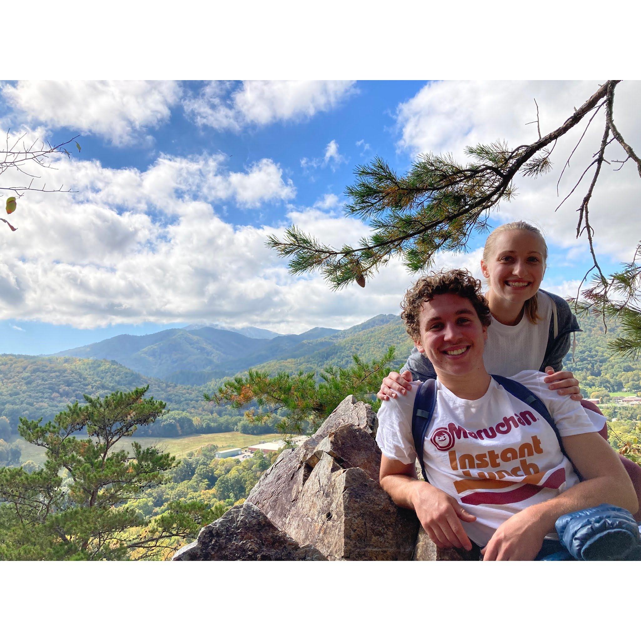 just another trail pic, this one in Hot Springs, about 2 weeks until the end