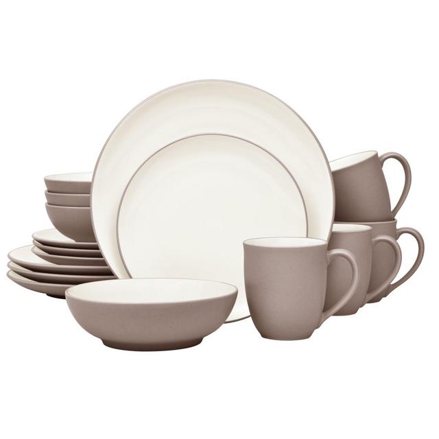 Noritake® Colorwave Coupe 16-Piece Dinnerware Set in Clay