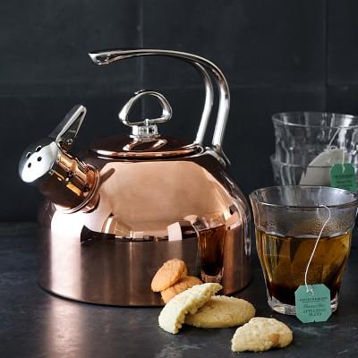 Chantal Copper Whistling Tea Kettle