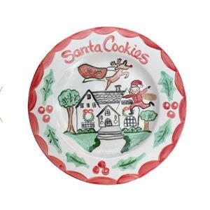 Tricia Lowenfield Santa Cookies Plate