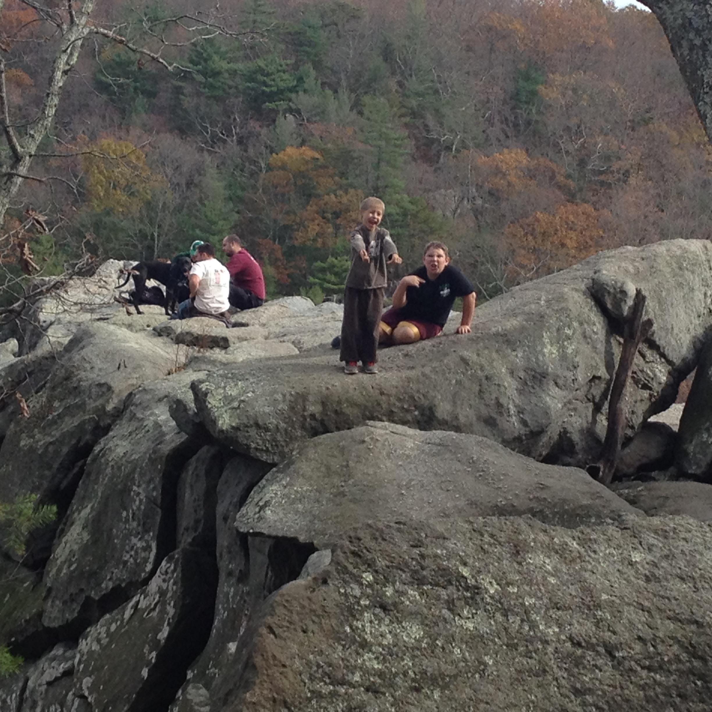The King and Queen Seat at Rocks State Park.