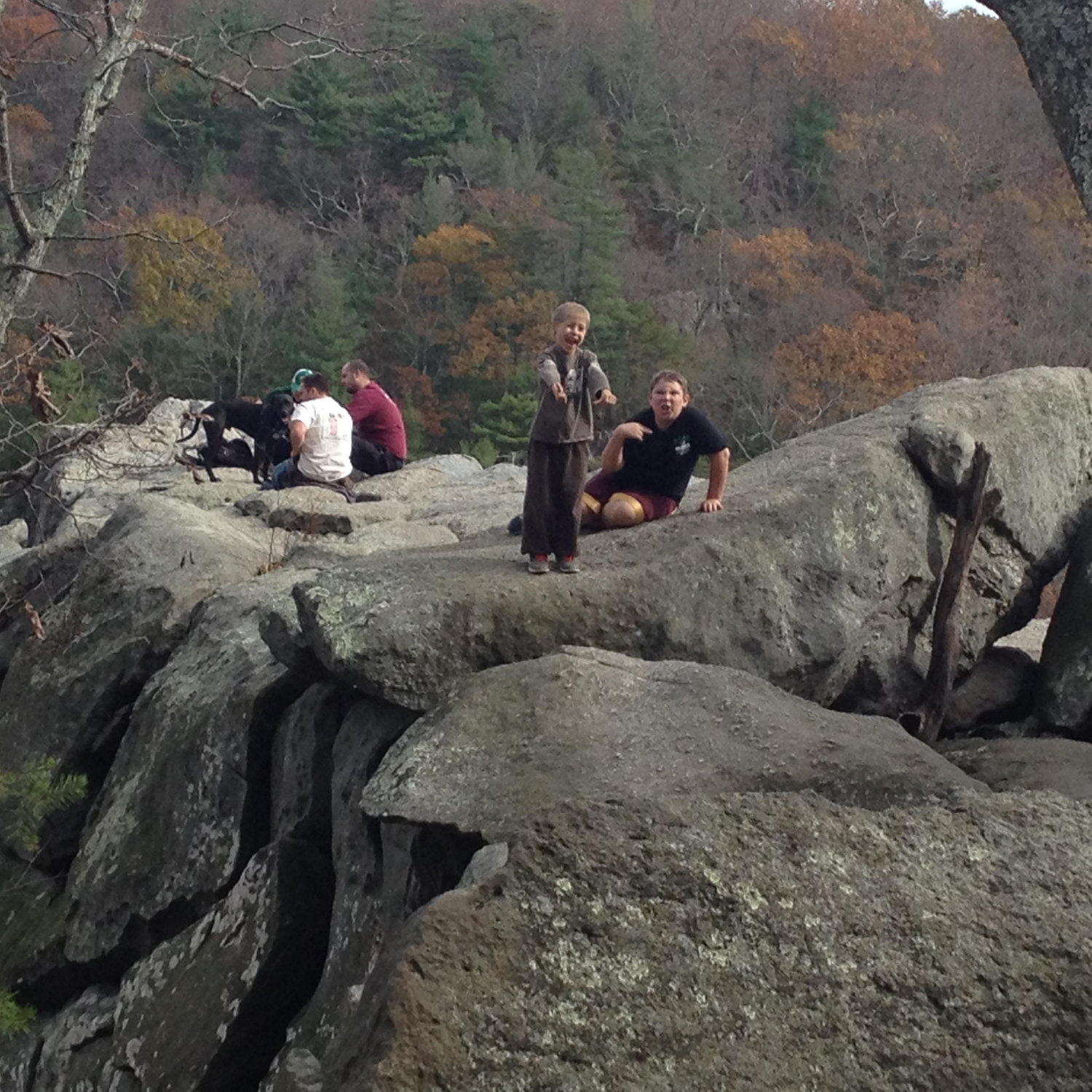The King and Queen Seat at Rocks State Park.