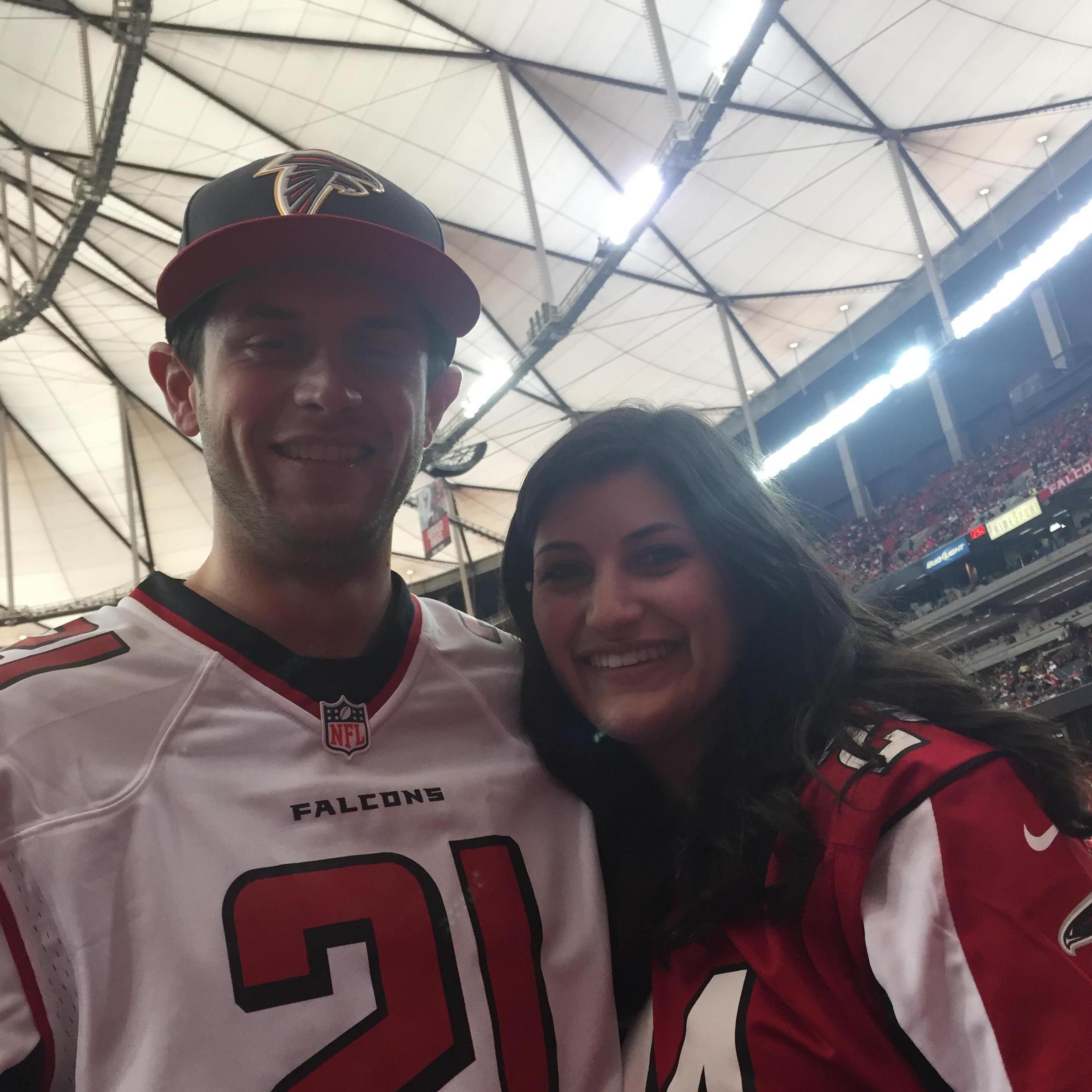 When the Falcons made the playoffs, Atlanta, January 2016