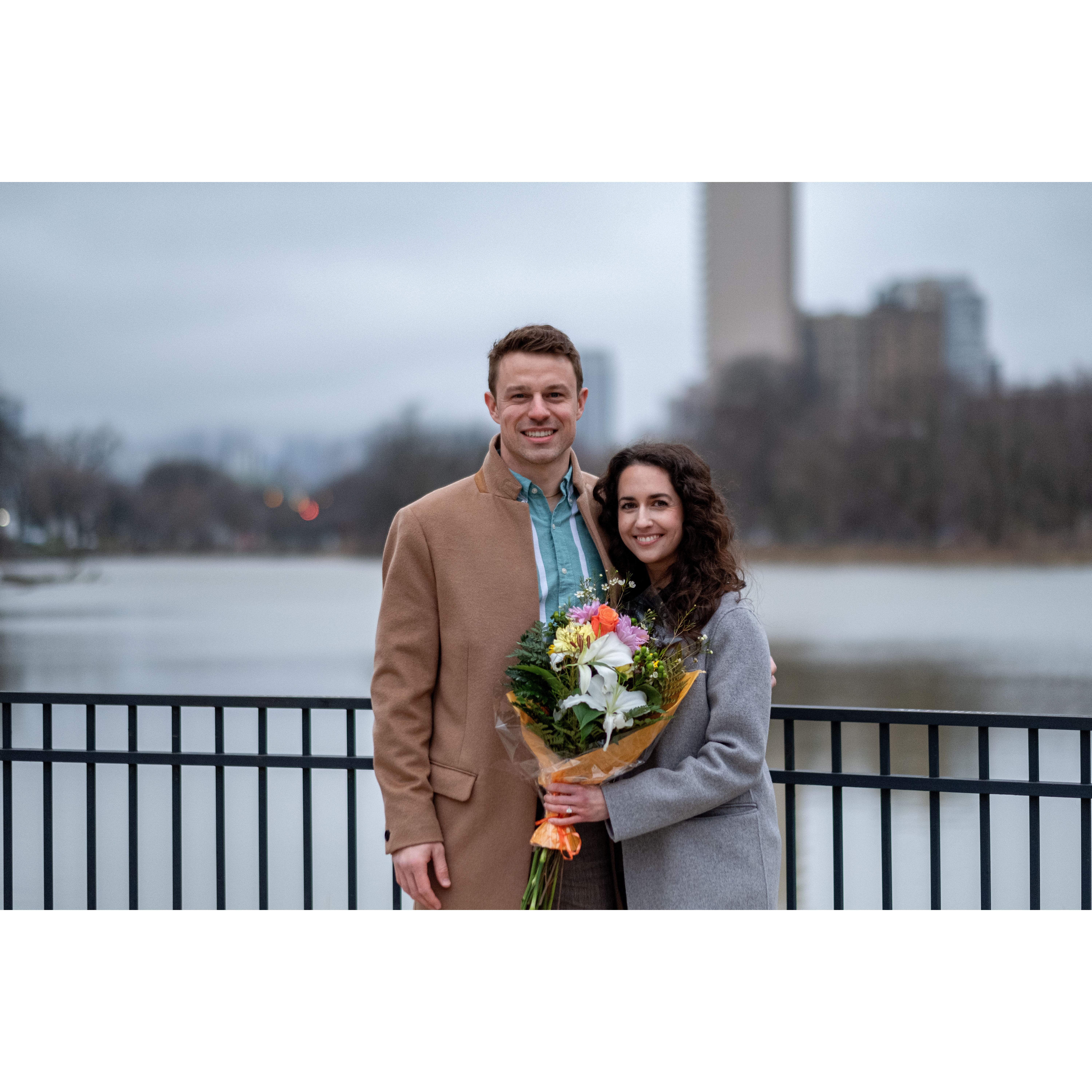 North Pond engagement on 3/30/24