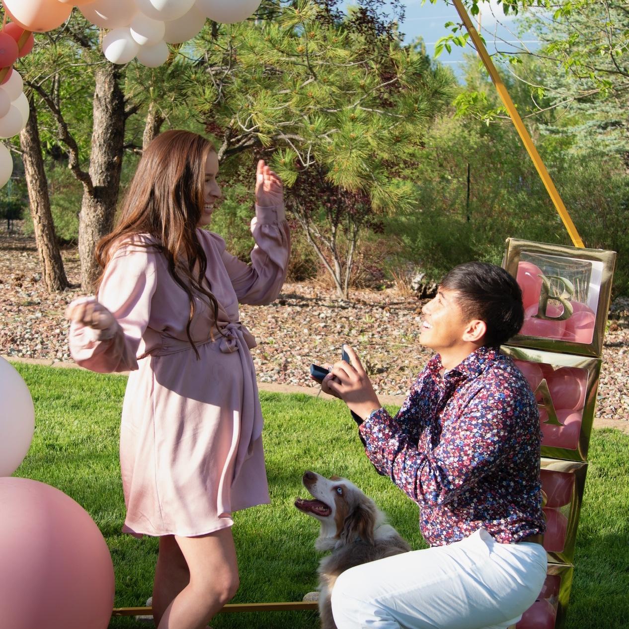 The day Huy proposed 🤗
