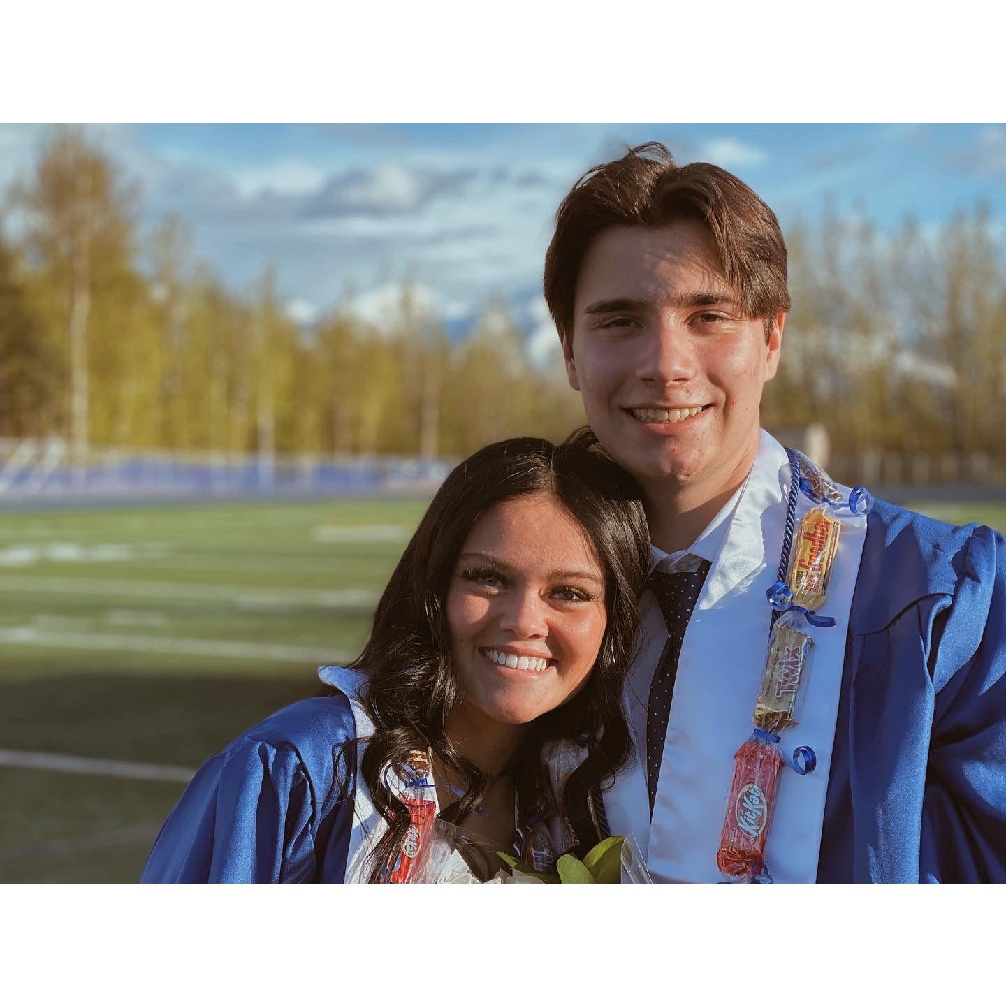 Us the day we graduated from Palmer High School in 2022!
