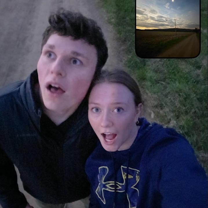 Watching the solar eclipse together