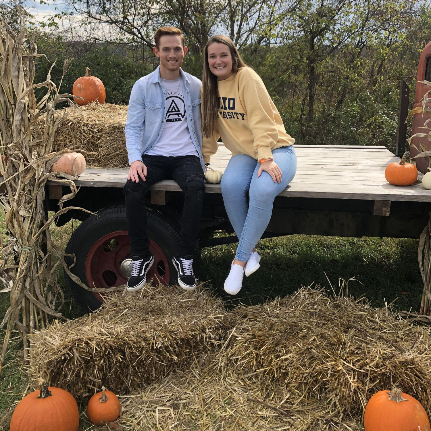Annual pumpkin patch trip in Athens, OH
