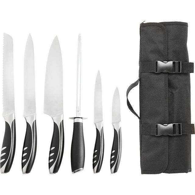 Slitzer Germany 7-Piece Chef's Knife Set, Ergonomically Designed, Professional Grade Chef Knives, Great addition to any kitchen