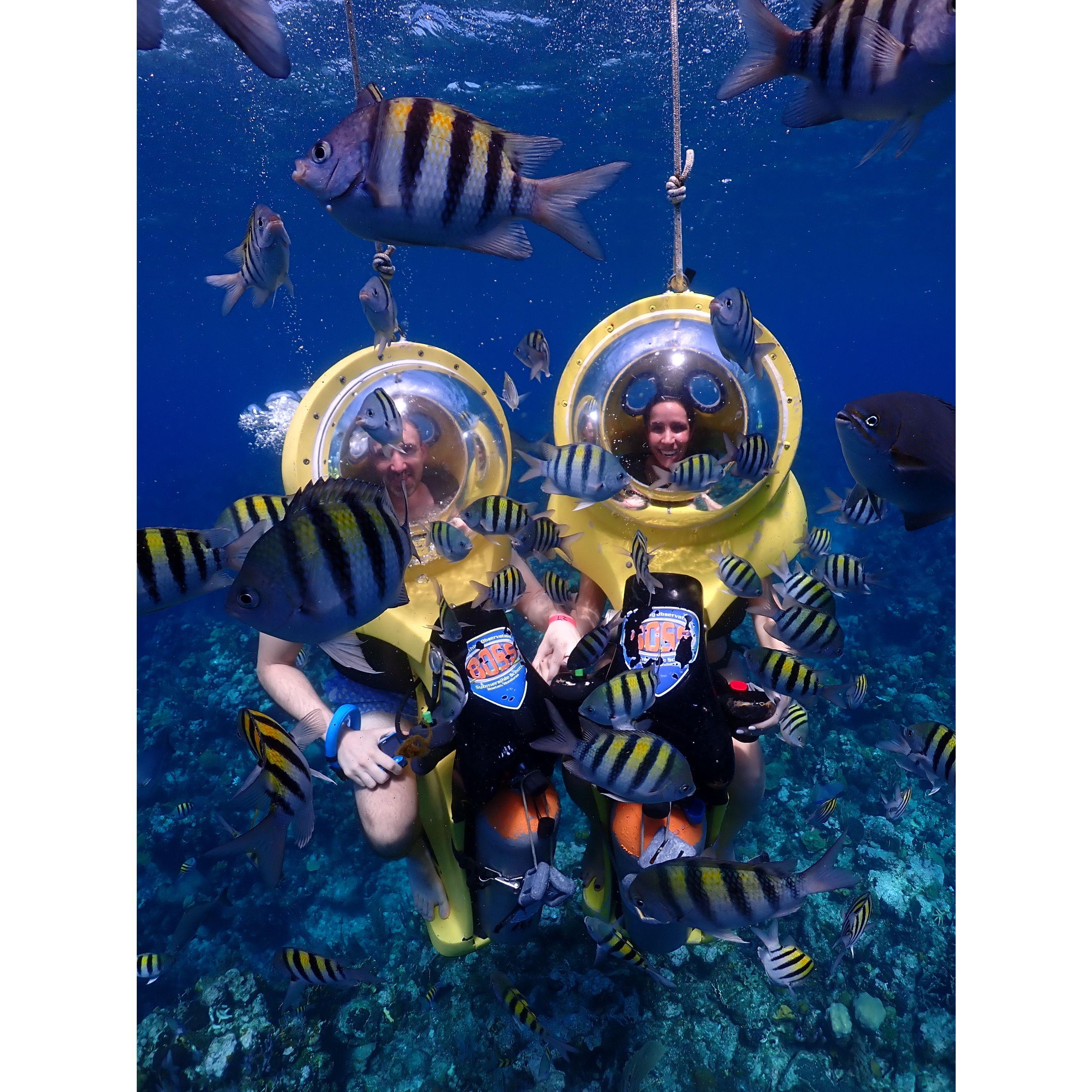 Our underwater adventure in Honduras