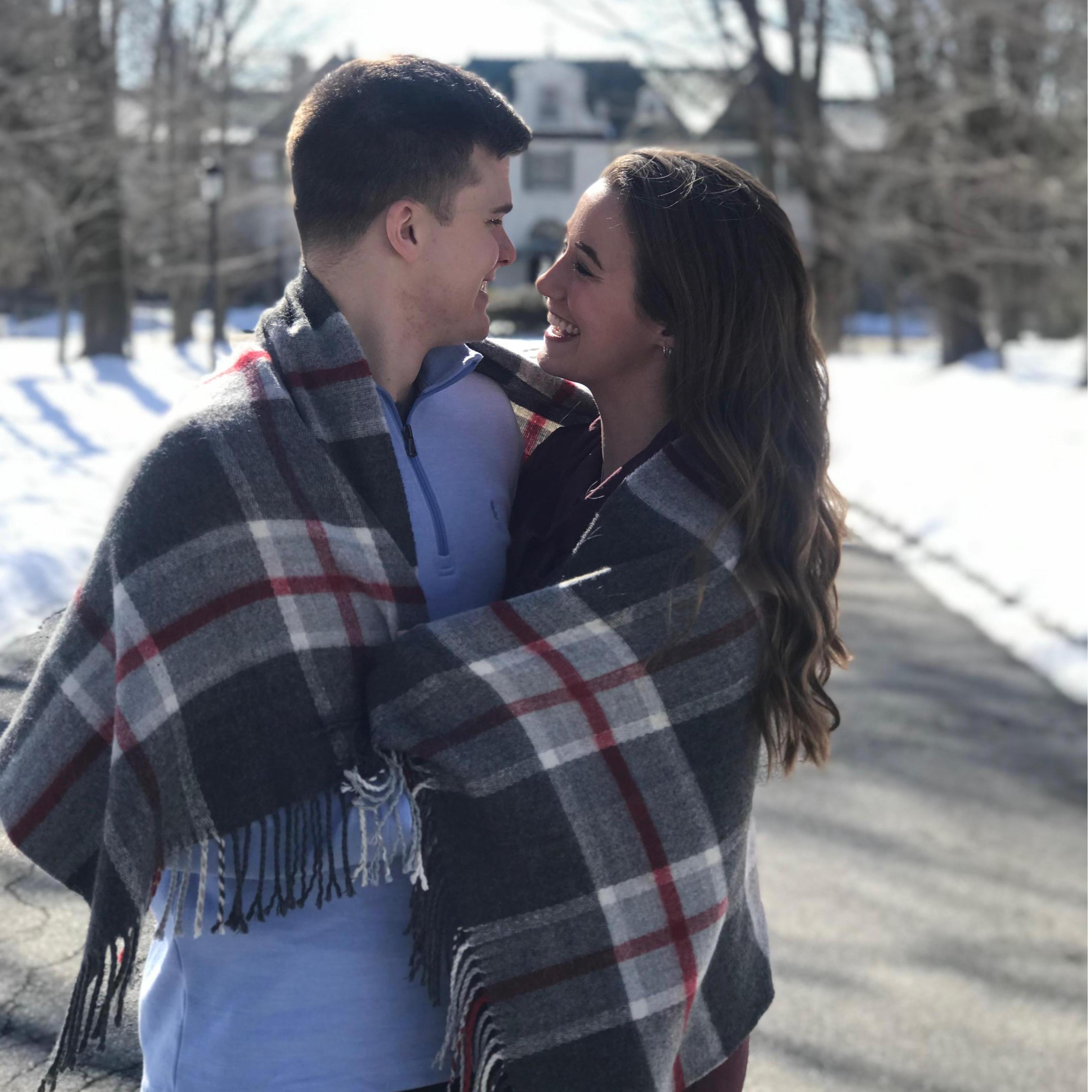 Winter Engagement Photo!