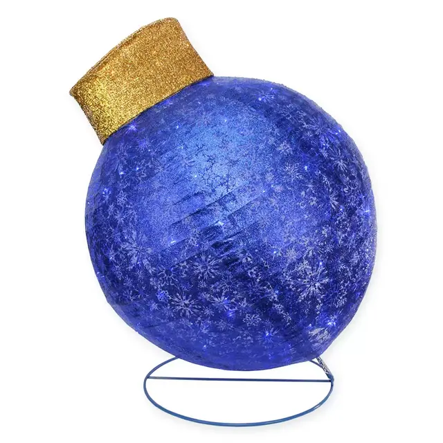 Northlight 36-Inch Ball Christmas Ornament Yard Decoration in Blue
