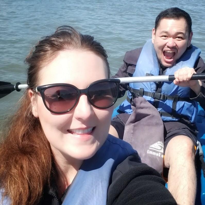 First time Kayaking at Morro Bay!