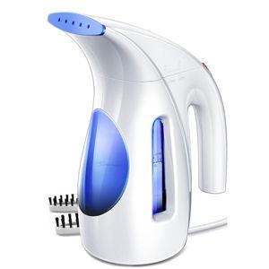 HiLIFE Steamer for Clothes, Portable Handheld Clothing Steamer, 240ml Big Capacity, 700W, Strong Power, Fabric Quick Wrinkle Remover with Brush for Home, Office(ONLY 120V) -Blue