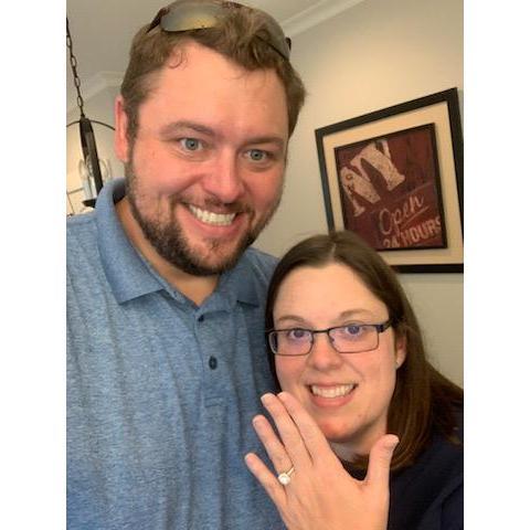 He asked! I said Yes! Almost choked on cheese!