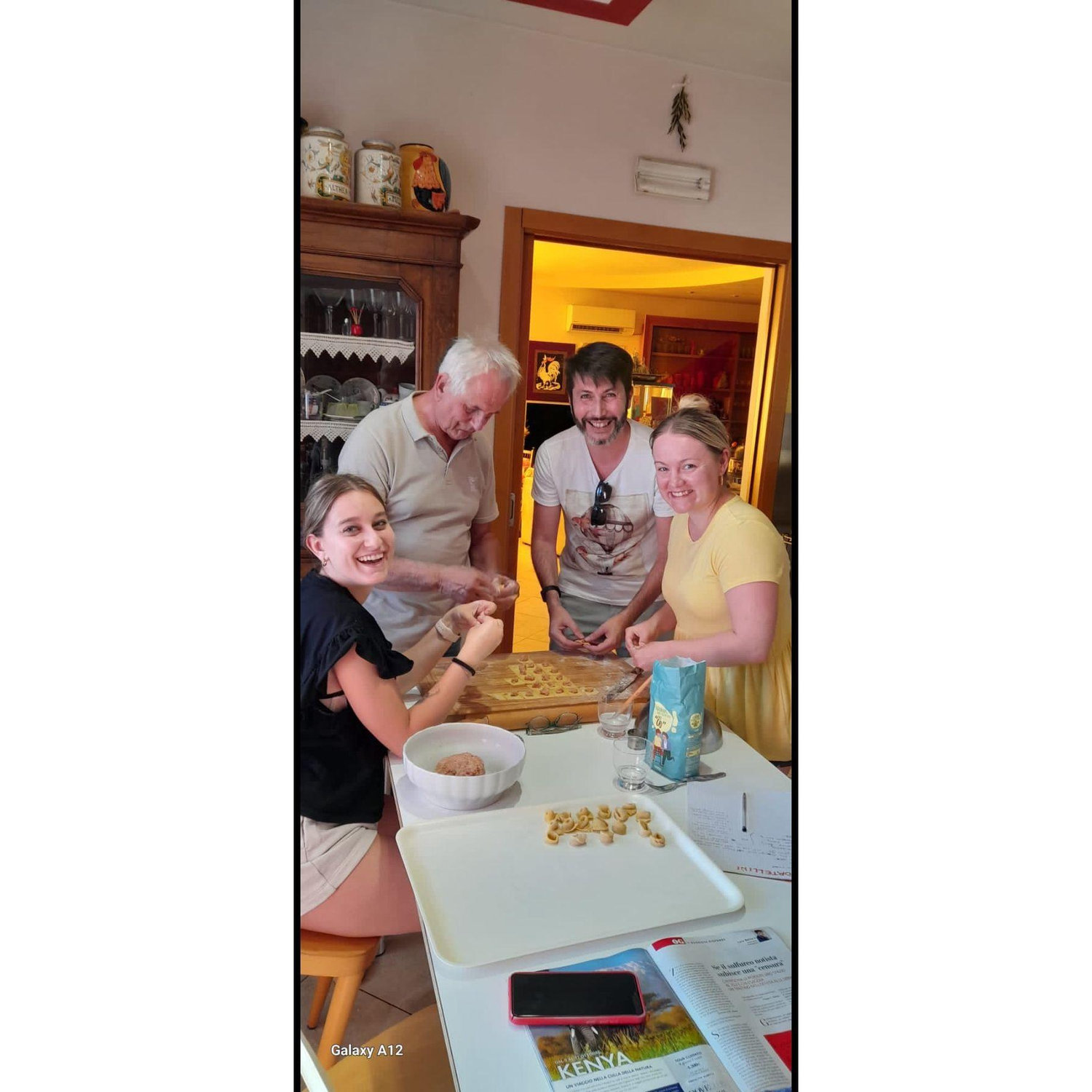 LOVED making homemade tortellini with the Ghinassi's in Italy