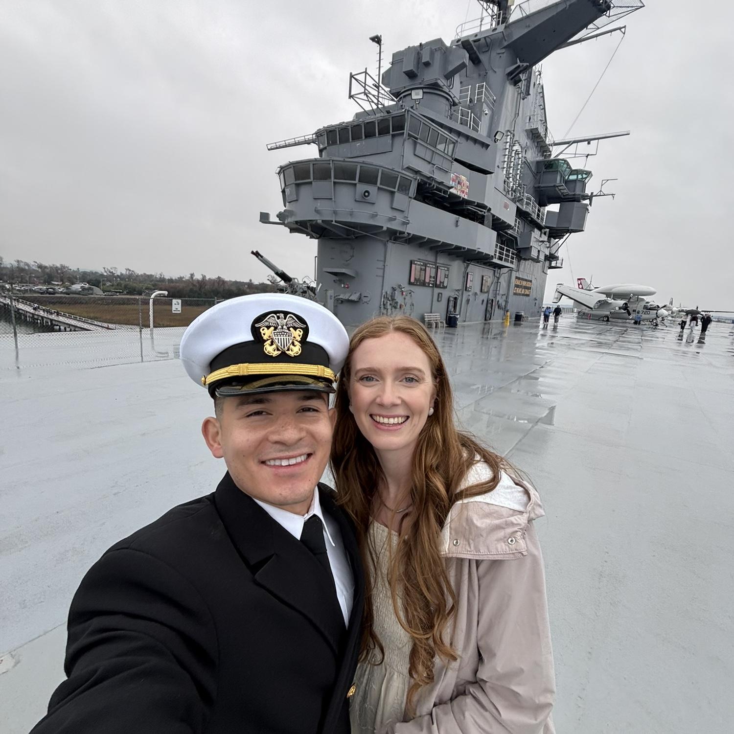 Will's Prototype graduation on the USS Yorktown in Charleston. So Proud!