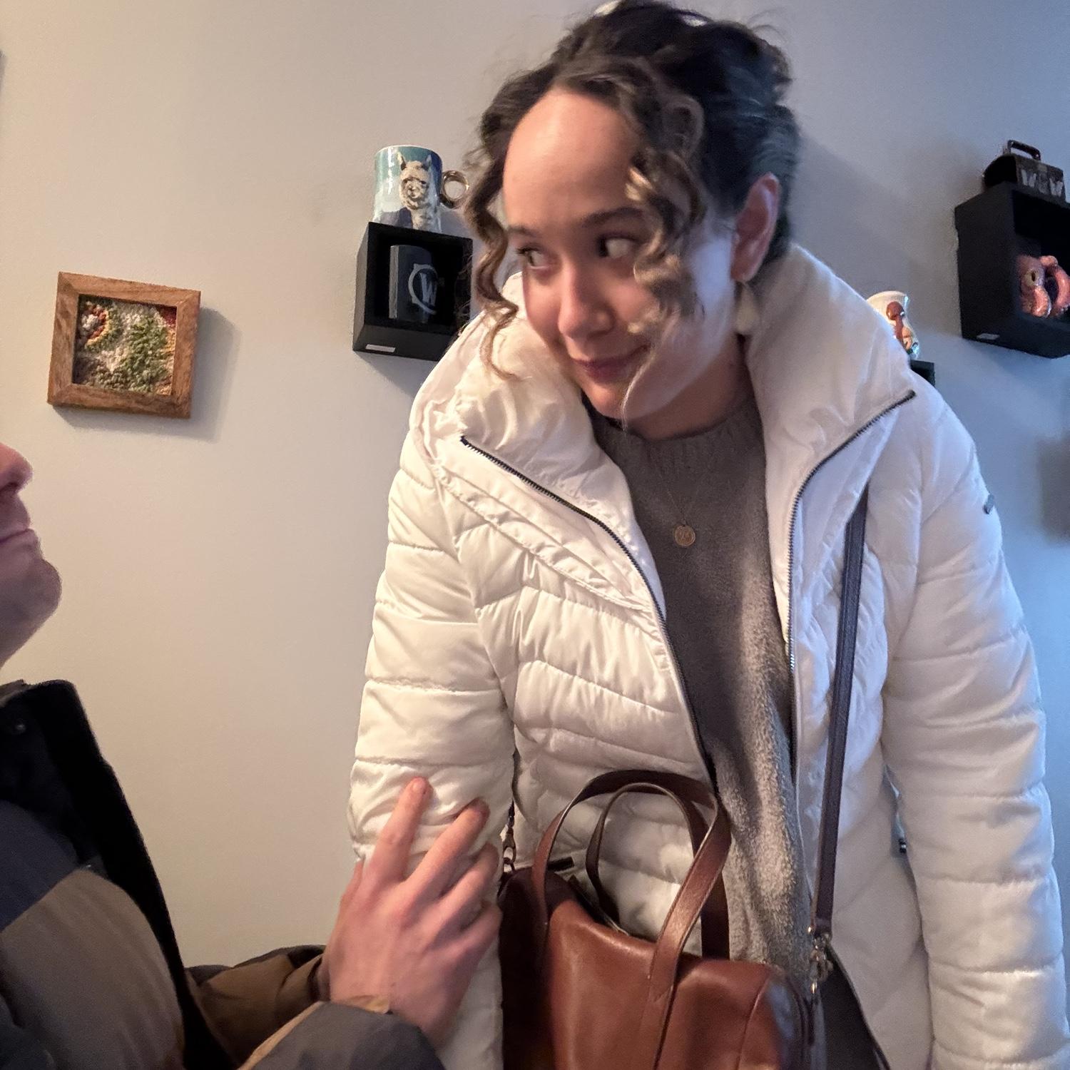 T minus 45 minutes before actually proposing