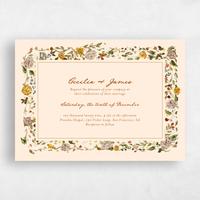 Beige Wedding Invitation - Manon Landscape