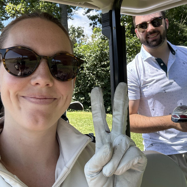 Round of golf on our honeymoon! (Venmo, no fees)