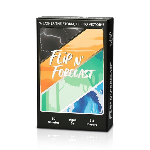 Flip N' Forecast – The Ultimate Prediction Family Card Game for Kids and Adults – Fun Family Games for Kids and Adults (Age 6+), Game Night, Party & Travel Game for 2-8 Players, 30 Minutes