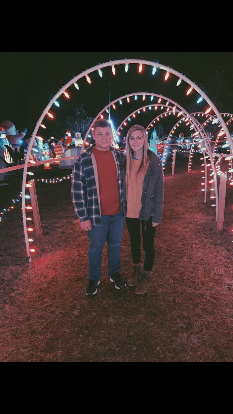 Our second date at Christmas in Cottonplant