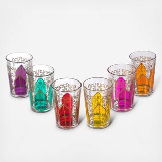 Tamansour 6-Piece Water Glass Set