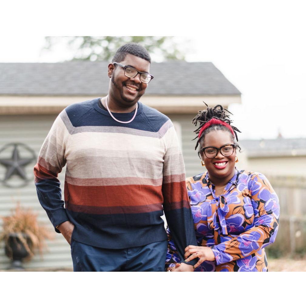 The couple are self described homebodies. They love hosting family and friends for game nights and working in their garden.