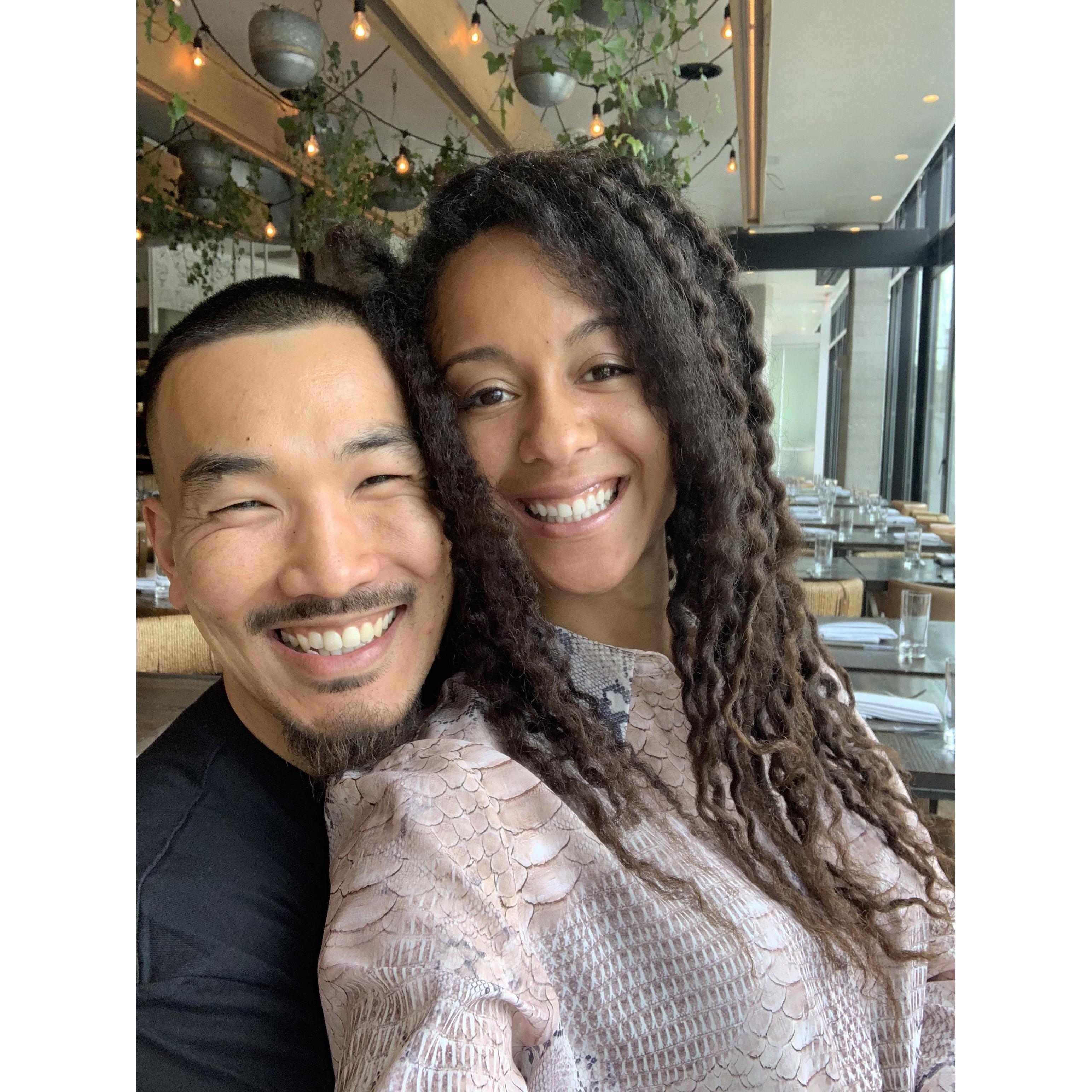 Our parents keep saying we look alike. Same smile 4sho
