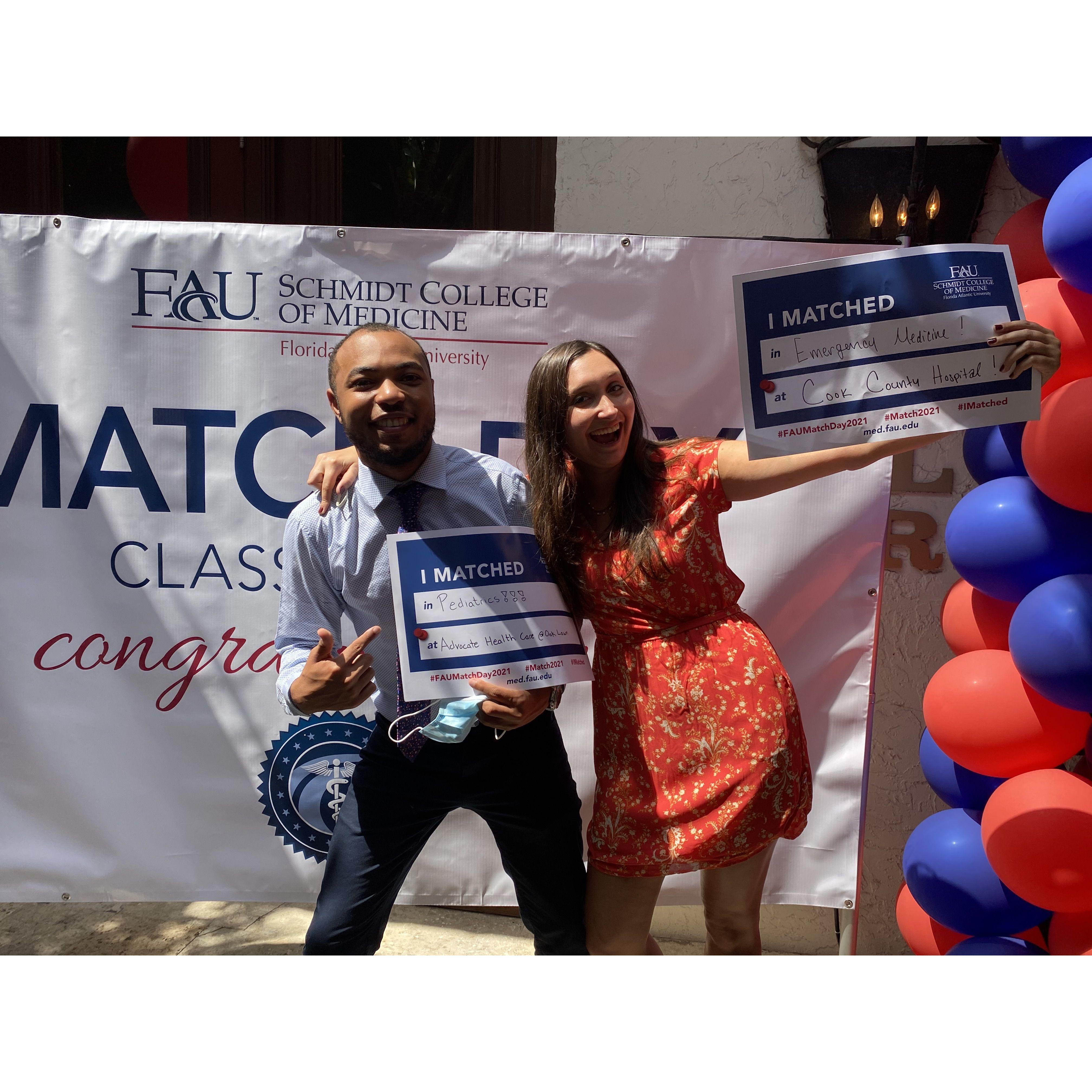 A successful couples match! Chicago here we come!