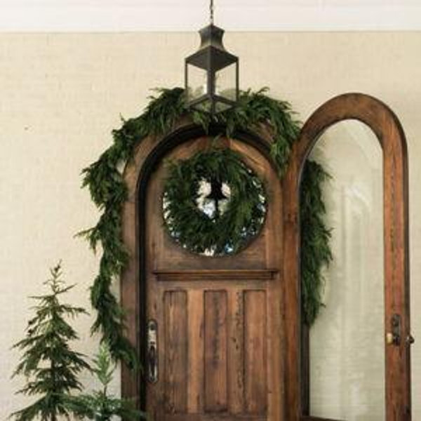 Afloral™ Real Touch Norfolk Pine Wreath - 24"