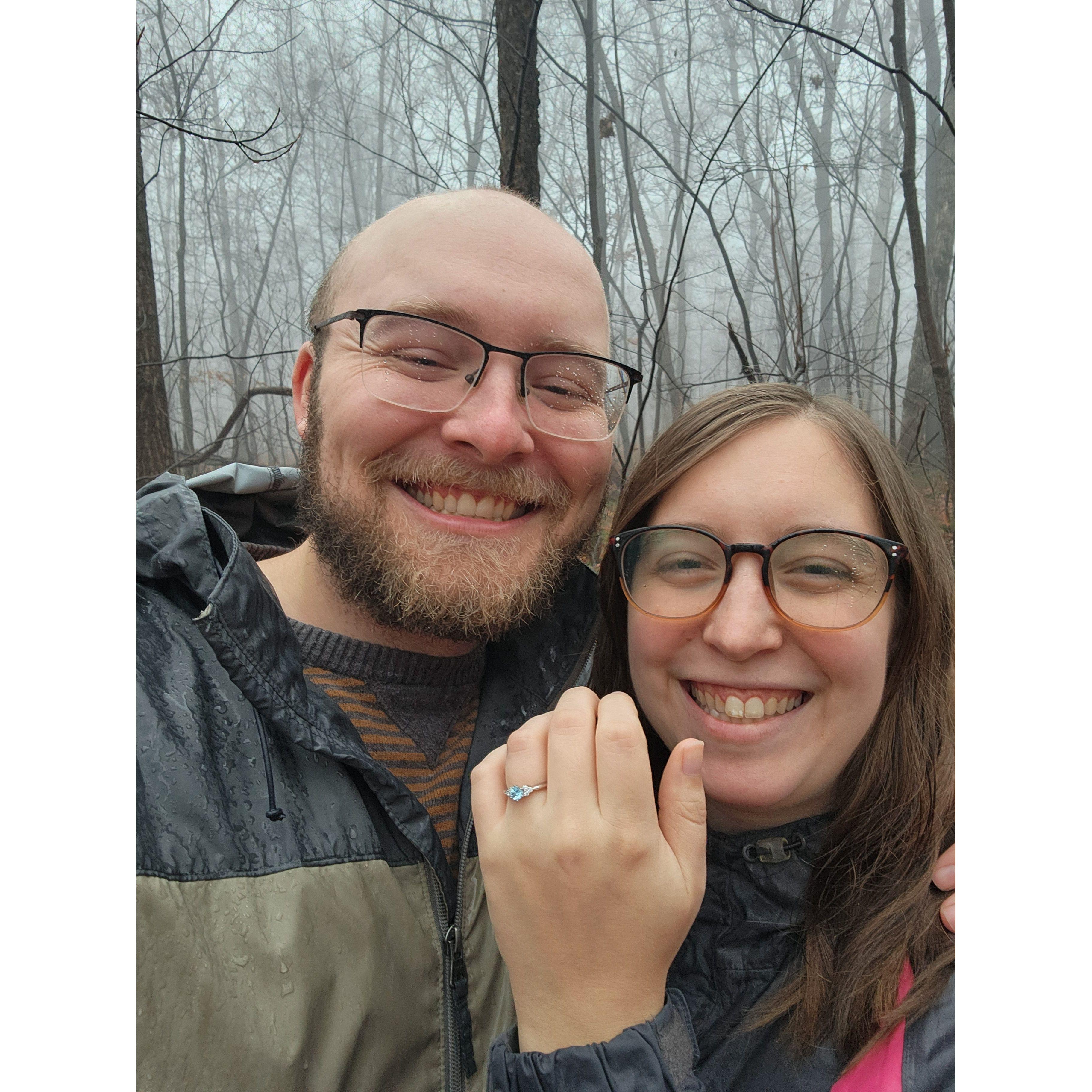 She said yes!