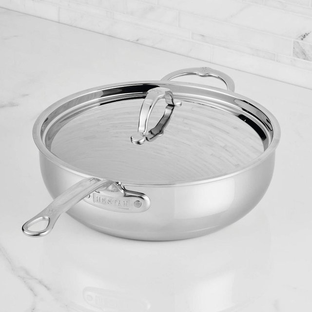 Hestan ProBond Luxe Professional Clad Stainless-Steel Essential Pan, 5-Qt.