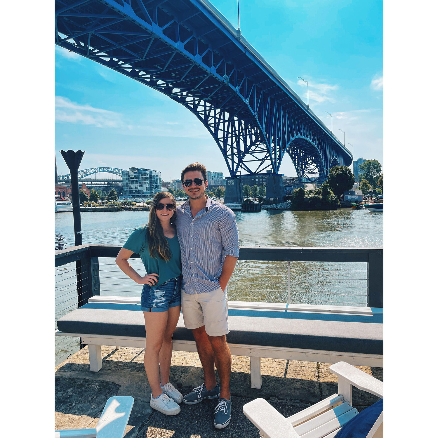 This picture was taken in Cleveland during Erin's first trip to Ohio to meet all of Tyler's family!
