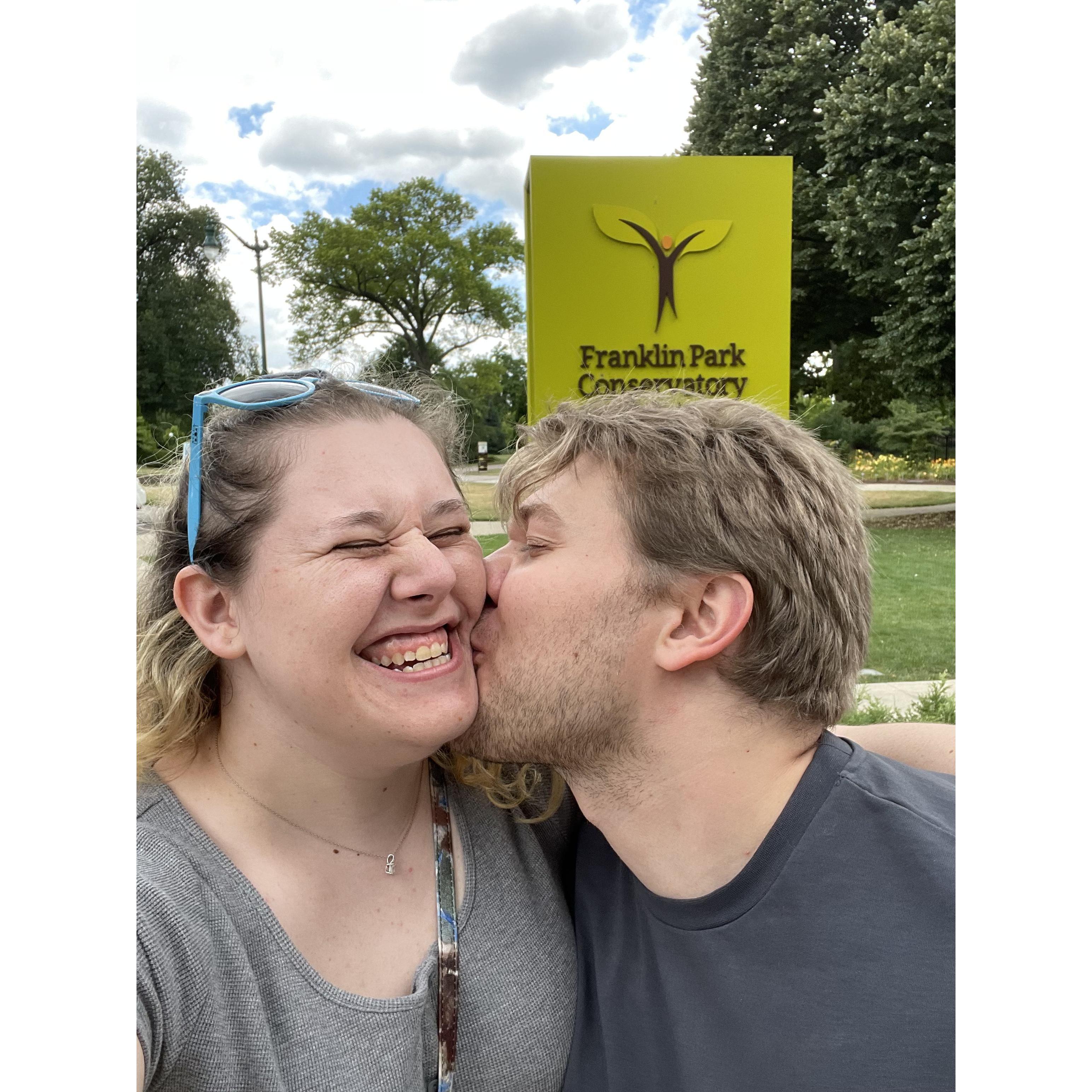 Celebrating our four year anniversary!!