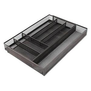 Expandable Kitchen Drawer Tray Organizer in Bronze