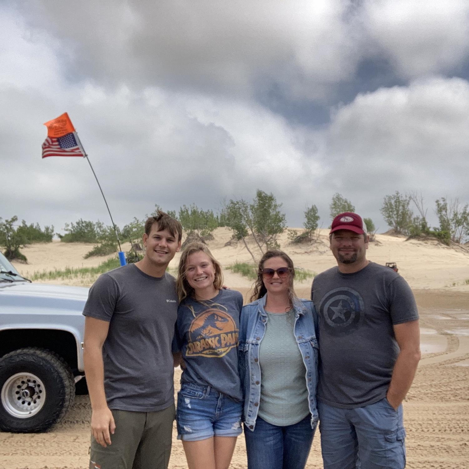 Silver Lake Sand Dunes with my family