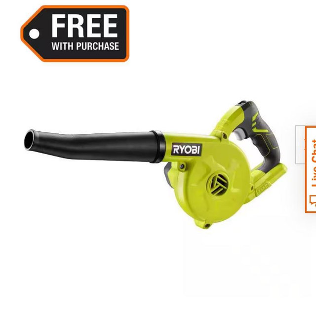ONE+ 18V Cordless Compact Workshop Blower (Tool Only)