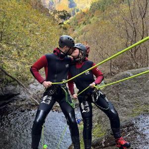 Canyoning in Madeira, Portugal (aka repelling down waterfalls)