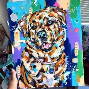 Custom 16x20 Olaf Portrait