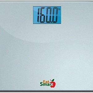 Eatsmart Precision Plus Digital Bathroom Scale with Ultra Wide Platform and Step-on Technology, 440-Pounds
