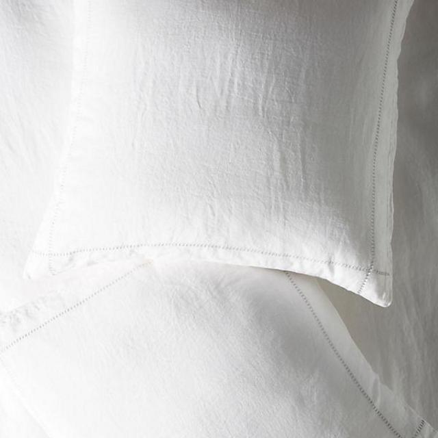 Stitched Linen Euro Sham
