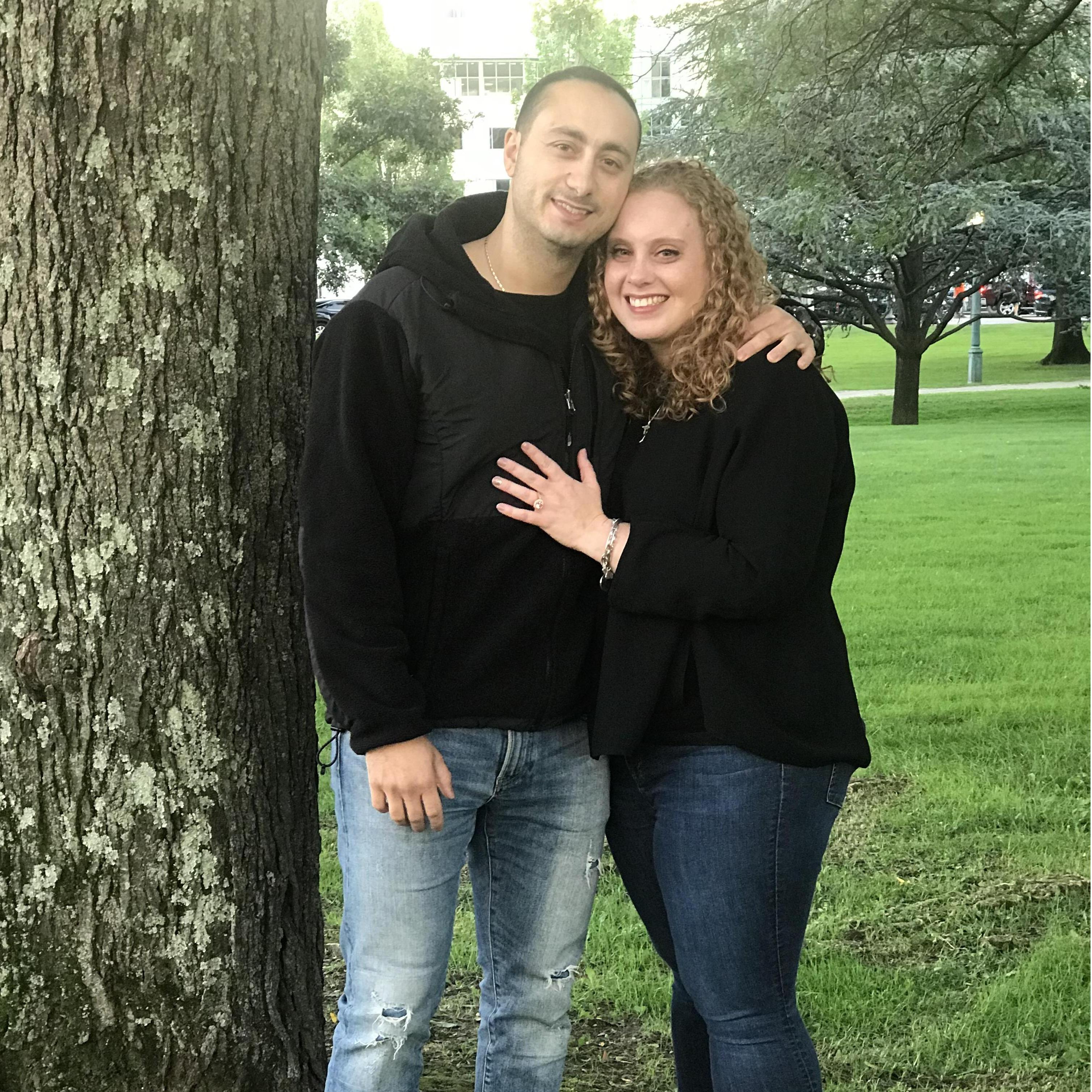 Right after Victoria said "yes"!