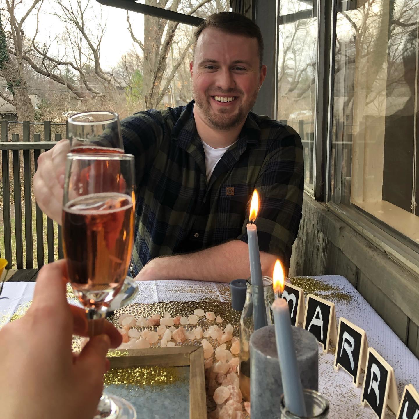A toast to a new covenant in Christ Jesus!