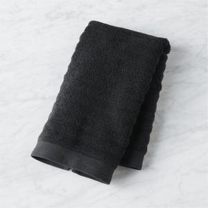 channel black cotton hand towel