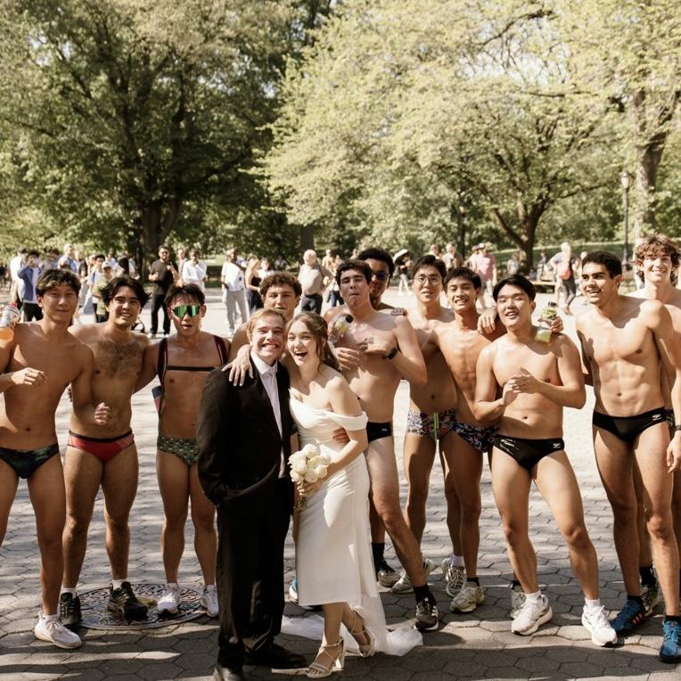 These dudes were just jogging in Central Park…. and started serenading us with “What Makes You Beautiful” by One Direction.
