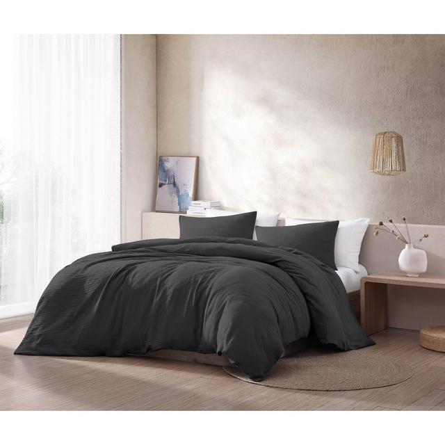 Riverbrook Home 3pc King Devin Gauze Comforter Bedding Set Graphite