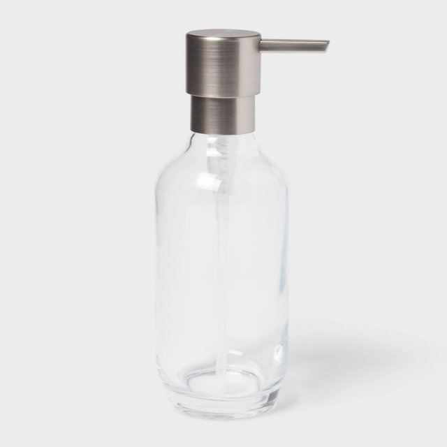 Glass Soap Pump Silver - Brightroom™